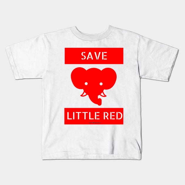 Save Little Red Kids T-Shirt by RadioHarambe